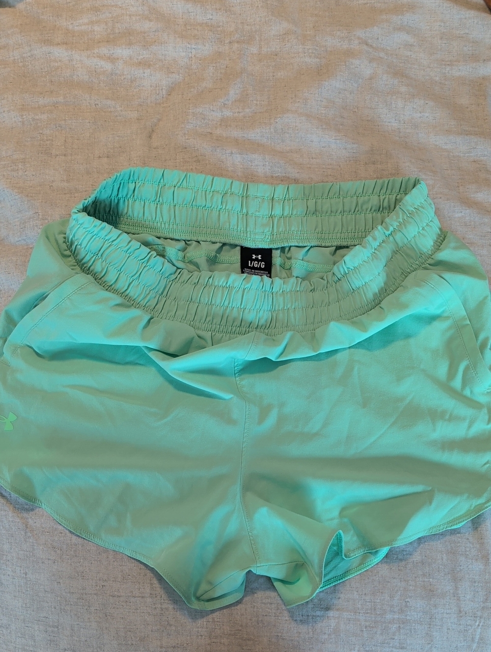 Under Armour Women's Mint Athletic Running Shorts